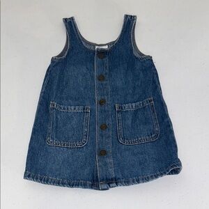 Little Co. Toddler Girl’s Organic Cotton Denim Dress Size 3t